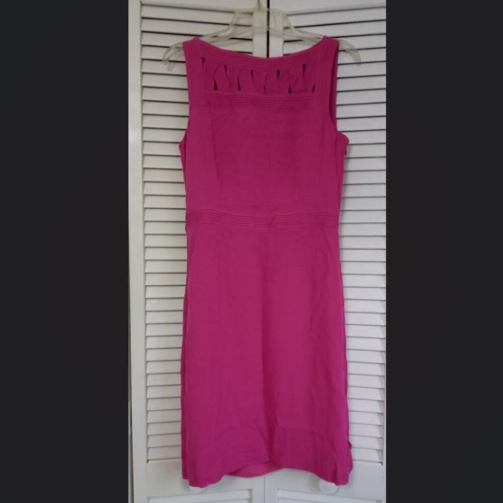 Tory Burch Fuchsia Silk Sheath Dress